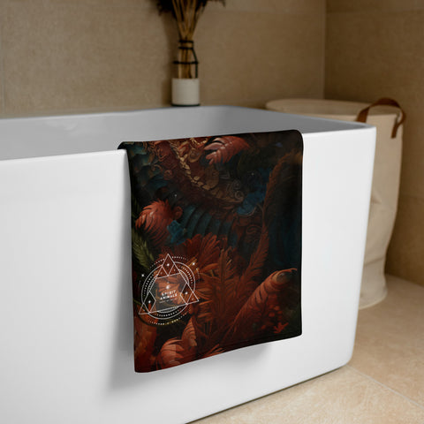 Seahorse Spirit Animal Lightweight Beach Towel
