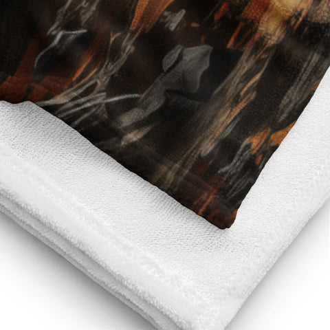 Elk Spirit Animal Lightweight Beach Towel