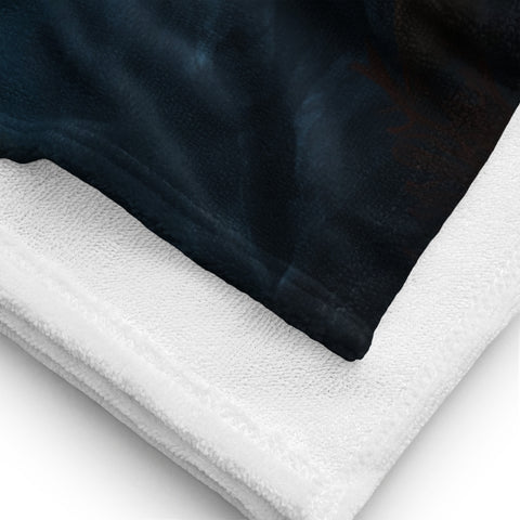 Whale Spirit Animal Lightweight Beach Towel