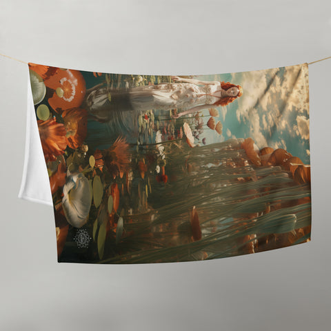 Aine Goddess Throw Blanket