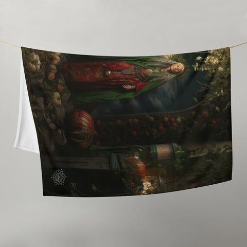 Cerridwen Goddess Throw Blanket