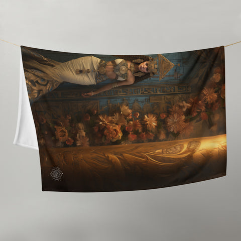 Nisaba Goddess Throw Blanket