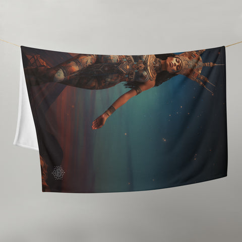 Nuit Goddess Throw Blanket