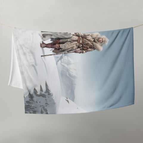 Skadi Goddess Throw Blanket