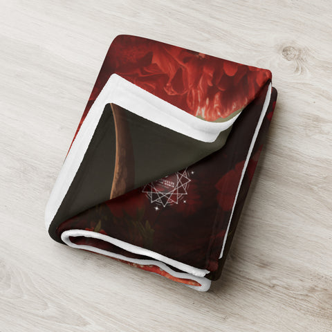 Durga Goddess Throw Blanket