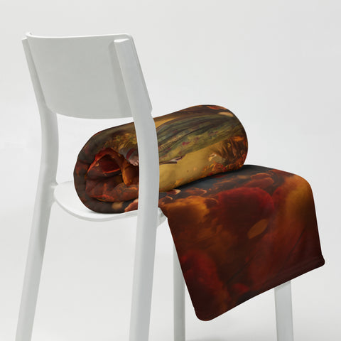 Brigid Goddess Throw Blanket