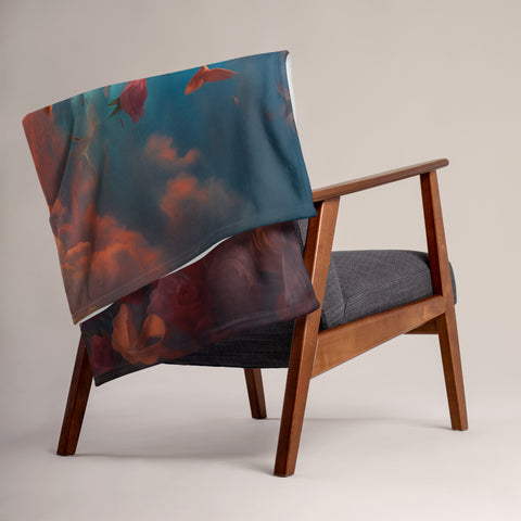 Aphrodite Goddess Throw Blanket