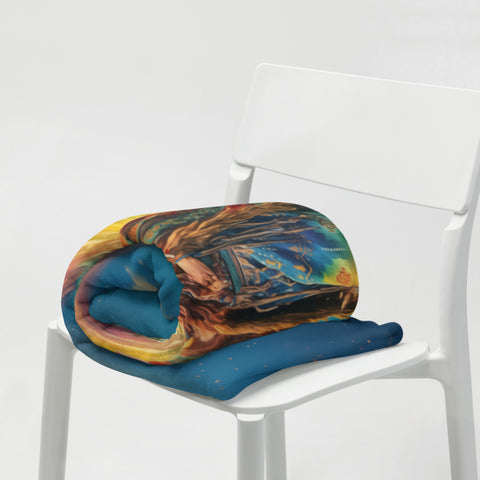 Arnarquagssaq Goddess Throw Blanket