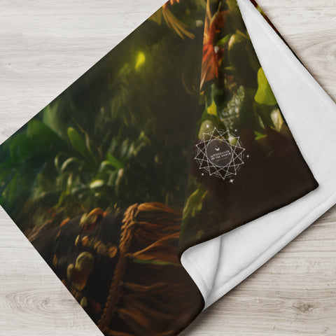 Laka Goddess Throw Blanket