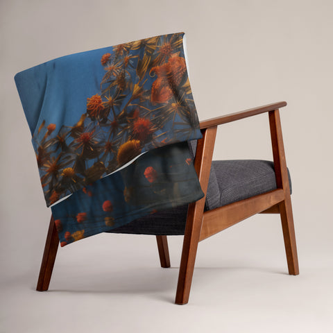 Mawu Goddess Throw Blanket