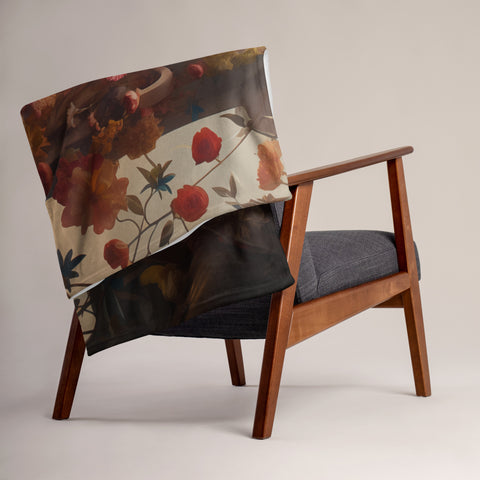 Saraswati Goddess Throw Blanket