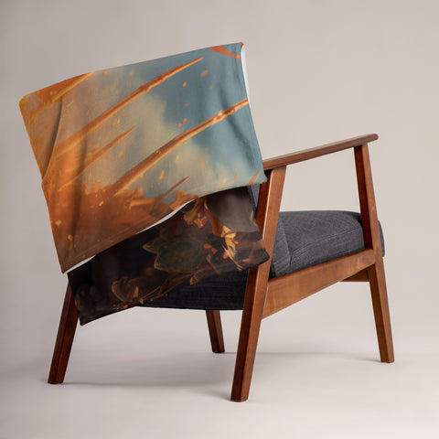 Sekhmet Goddess Throw Blanket