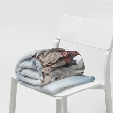 Skadi Goddess Throw Blanket