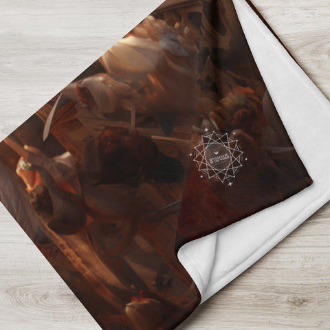 Thesan Goddess Throw Blanket