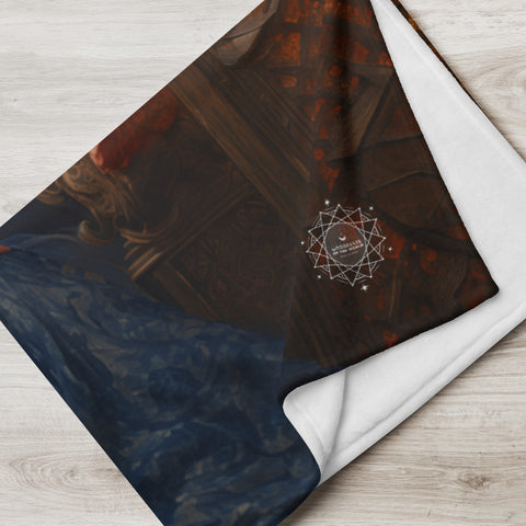 Tiamat Goddess Throw Blanket