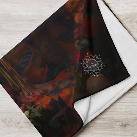 Ungnyeo Goddess Throw Blanket