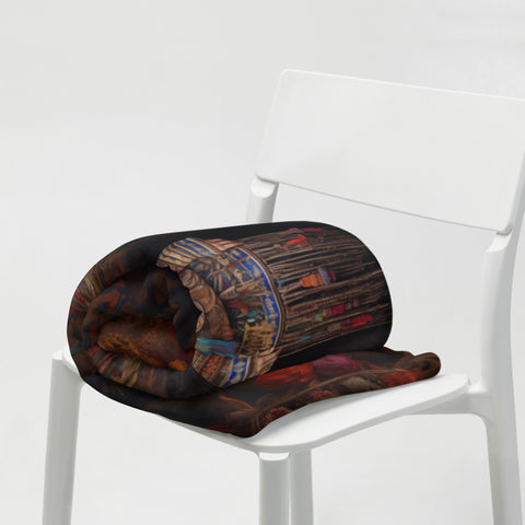Ungnyeo Goddess Throw Blanket