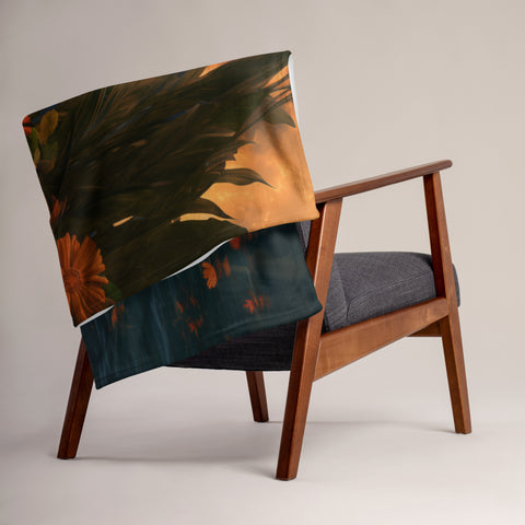 Wairaka Goddess Throw Blanket