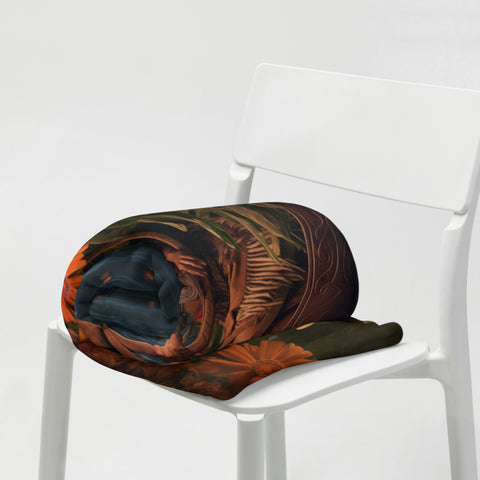 Wairaka Goddess Throw Blanket