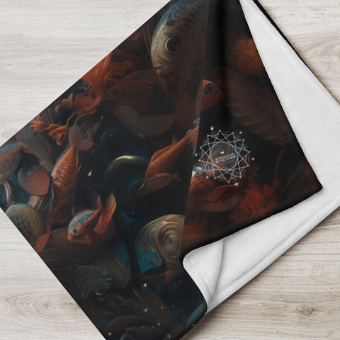 Yemoja Goddess Throw Blanket