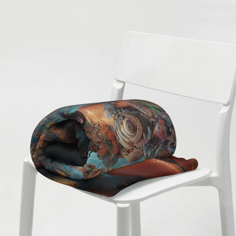 Yemoja Goddess Throw Blanket