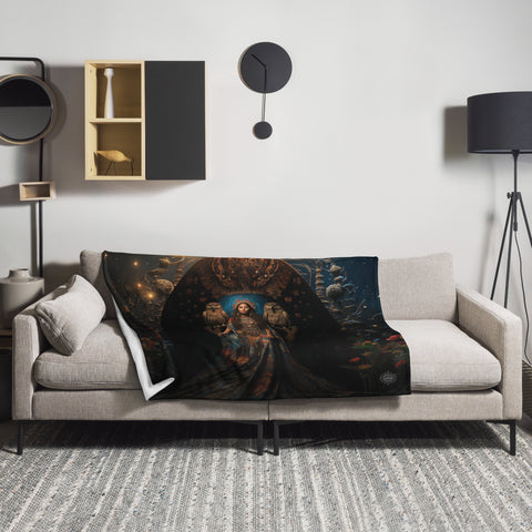 Jaci Goddess Throw Blanket