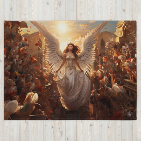 Thesan Goddess Throw Blanket