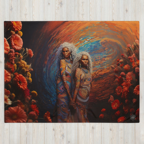 Wawalag Sisters Throw Blanket