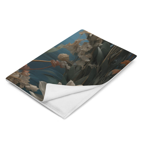 Dewi Danu Goddess Throw Blanket