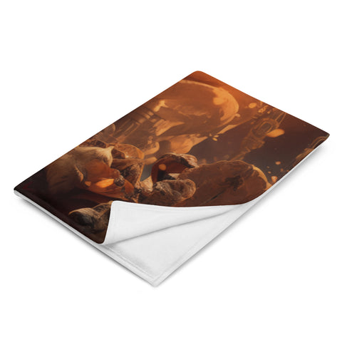 Sekhmet Goddess Throw Blanket