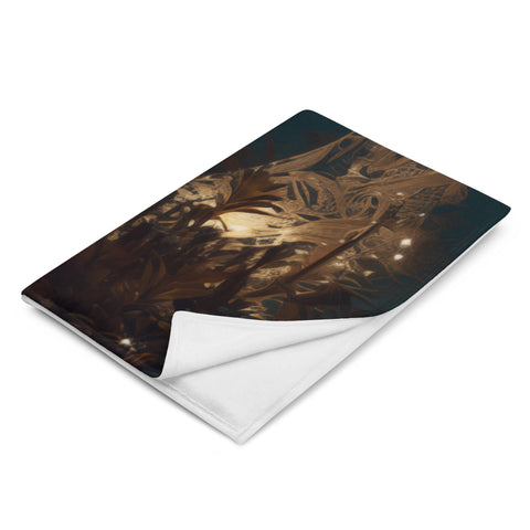Tanit Goddess Throw Blanket