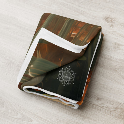 Aine Goddess Throw Blanket