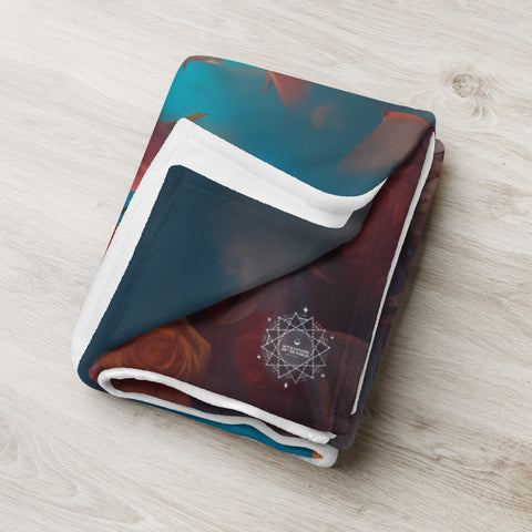 Aphrodite Goddess Throw Blanket