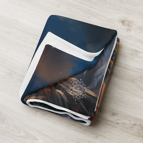 Arnarquagssaq Goddess Throw Blanket