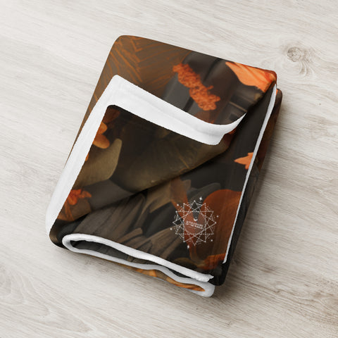 Mami Wata Goddess Throw Blanket