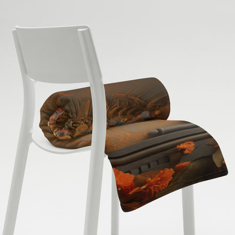 Mami Wata Goddess Throw Blanket