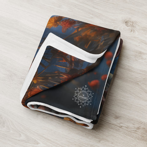 Mawu Goddess Throw Blanket