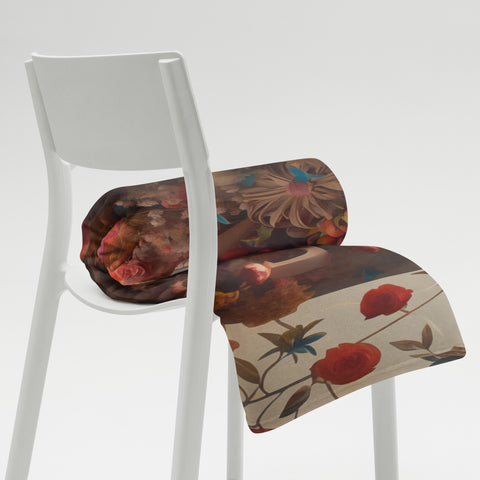 Saraswati Goddess Throw Blanket