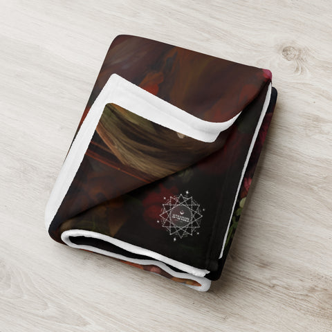 Ungnyeo Goddess Throw Blanket