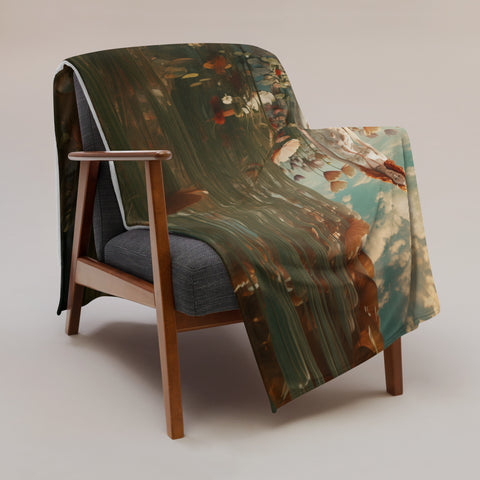 Aine Goddess Throw Blanket
