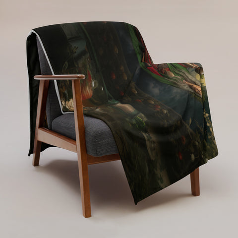 Cerridwen Goddess Throw Blanket