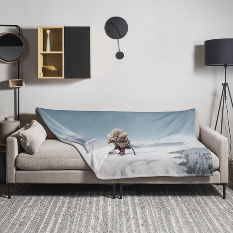 Skadi Goddess Throw Blanket