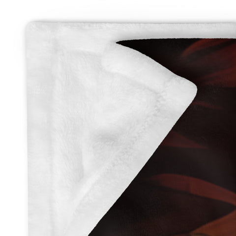White Buffalo Calf Woman Goddess Throw Blanket