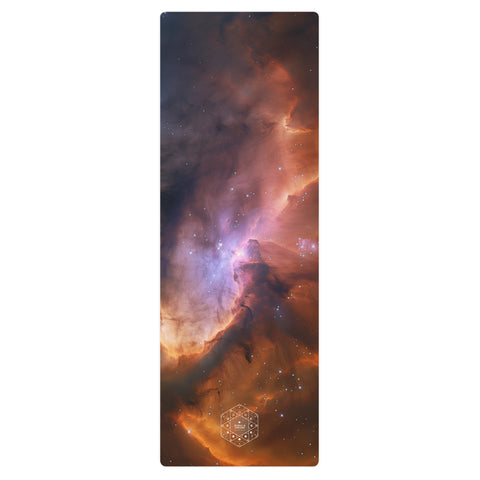Flame Nebula Dreams Yoga mat