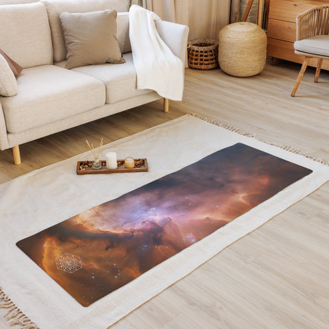 Flame Nebula Dreams Yoga mat