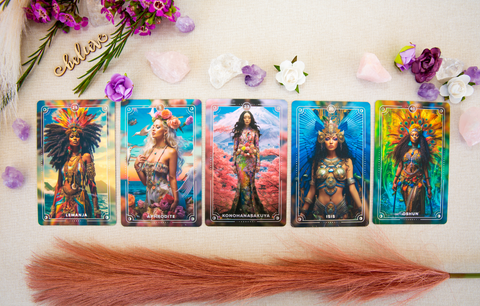 Goddesses Of The World Oracle Cards & Guidebook