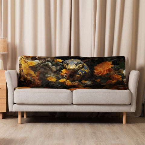 About my Brain Institute Blankets 37″×57″ Anaconda Spirit Animal Sherpa Blanket