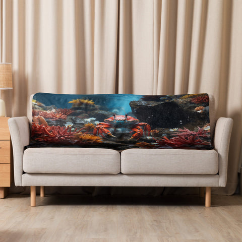 About my Brain Institute Blankets 37″×57″ Crab Spirit Animal Sherpa Blanket