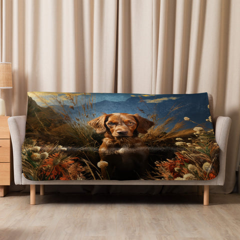 About my Brain Institute Blankets 50″×60″ Dog Spirit Animal Sherpa Blanket