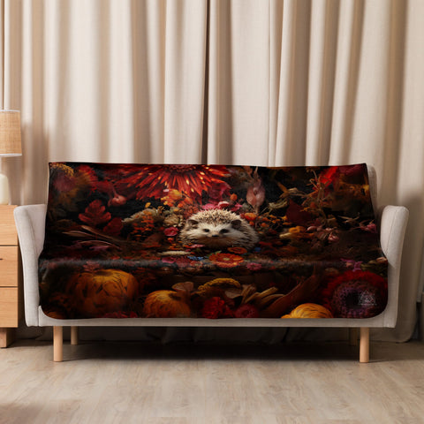 About my Brain Institute Blankets 50″×60″ Hedgehog Spirit Animal Sherpa Blanket